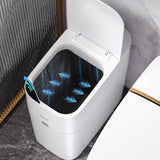 MOPUP Bathroom Trash Can, Automatic Bagging Garbage Can