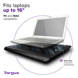 Targus Chill Mat for up to 16-Inch Laptop, Black (PA248U5)