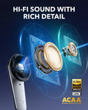 Noise Cancelling Wireless Earbuds, 7-Sensor and Real-Time Adaptive Noise Cancelling, 2× Faster Charging Soundcore