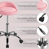 Yaheetech Massage Table with Rolling Stool & Adjustable Salon Chair Aluminum Massage Bed Swivel Stool Waxing Table Physical Therapy Bed