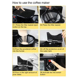 ZIZEV Air Fryer Toaster, 17.9 x 7.7 x 7.5in Countertop Convection 3 in 1 Multifunctional Home Breakfast Station Toaster Oven Electric Breakfast Maker for Kitchen (US Plug