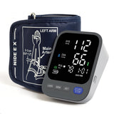 FDA-Cleared Blood Pressure Monitor, Large Black LCD BP Machine, Wide Cuff