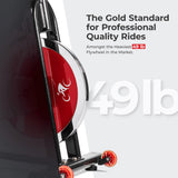 Sunny Health & Fitness Indoor Cycling Exercise Bike with Heavy-Duty 49 LB Chrome Flywheel, Stationary Bike with Customizable Comfort with 275 LBS. Max Weight - ‎SF-B1002 Sunny Health & Fitness