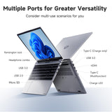 NIMO 15.6" Laptop, Intel 6 Cores I3-1215U 32GB RAM 1TB SSD (Up to 4.4GHz, Beat R5 7520U), 65W Fast PD 180° Viewing Wi-Fi 6 Backlit Keyboard Computer for Business Work Creator Student Study and Home