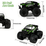 Ufilni 1:24 Waterproof Monster Truck Toys RC Cars: Amphibious Remote Control Car Trucks 4WD All Terrain Off-Road Pickup Toy for 6 7 8 9 10 11 12 Year Old Boys Girls Kids Gifts Presents Green