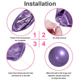 TopBine 9 Inch Exercise Pilates Ball -(2 Pcs) Stability Ball for Yoga, Barre, Training and Physical Therapy- Improves Balance, Core Strength, Back Pain & Posture- Comes with Inflatable Straw TopBine