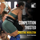 Self-Locking Weight Lifting Belt - Premium Weightlifting Belt for Serious Functional Fitness, Power Lifting, and Olympic Lifting Athletes - Training Belts for Men and Women (Medium, Black Custom