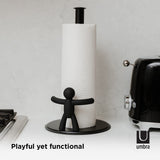 Umbra Buddy Countertop Paper Towel Holder, Black