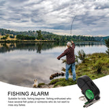 LIOOBO 4PCS Fish Alarm Bite Indicator Sound LED Fishing Alarm Waterproof Battery Powered Clip on Fishing Rod Night Fishing Supplies