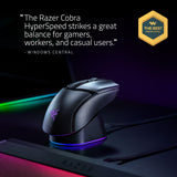 Razer Cobra HyperSpeed Wireless Gaming Mouse, 62g Lightweight, Black