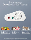 5.0 Cu.Ft Chest Deep Freezer with 2 Removable Baskets - Energy Efficient Ultra-Quiet and 6 Temp Manual Defrost - Free Standing Top Open Door for Home Garage Basement - White