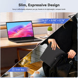 NIMO 15.6" IPS FHD Student Laptop, Intel 6-Core i3-1215U Laptop (Up to 4.4GHz, Beats R5 7520U) with 16GB RAM 512GB SSD 65W Fast PD 180° View Backlit KB Fingerprint Wi-Fi 6, for Creator, Home Business