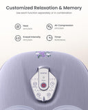 RENPHO Foot Massager Machine with Heat [2026 Upgraded], Shiatsu Foot Massager for Plantar Fasciitis, Birthday Gifts for Women Men, Cordless Control, Best Gifts for Women/Mom/Wife, Purple