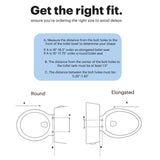 Bidet Toilet Seat Non-Electric Swash Ecoseat, Fits Elongated Toilets Brondell