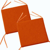 Square Stool Cushion with Ties - Memory Foam Anti Slip Seat Cushion