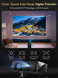 Smart Projector 4K Daylight,Certified Apps,ToF CMOS Auto Focus,2300ANSI High Lumen Ultra HD Home Outdoor Movie Gaming Projector with WIFI6 Bluetooth,GTV,NFC Casting,Dolby Audio,HDMI ARC,HDR10