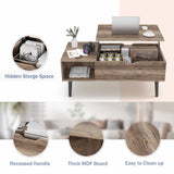 DUMOS Coffee Tables with Storage, Lifting Top for Living Room