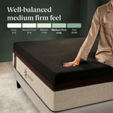 Zinus 14 Inch King Lumbar+ Premium Memory Foam Mattress, Medium Firm