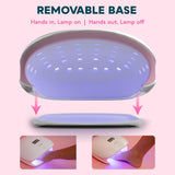 Settings, Gel UV LED Nail Lamp for Gel Polish, Nail Dryer Pink SUNUV
