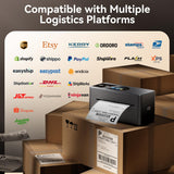 Phomemo AirPrint Touchscreen Thermal Label Printer with Label Holder