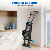 HXD-ERGO Stair Stepper for Home, 6 Adjustable Resistance Vertical Climber Cardio Exercise Machine, Folding Stair Climber for Full Body Workout with Adjustable Handlebar