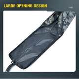 LEOFISHING Portable Folding Fishing Pole Bag 3.94ft/4.59ft/5.25ft Fishing Rod and Reel Protective Case Fishing Tackle Storage Bags Carry Organizer Outdoor for Fishing 3 Size (Small(120cm/3.94ft))