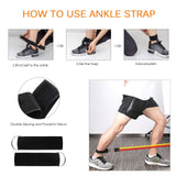 Resistance Bands Set (12pcs), Workout Bands with Handles, Door Anchor, Ankle Straps and Carry Bag, Exercise Bands for Shape Body and Home Workouts AGM