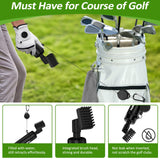 nabobt Golf Towel and Brush Set, Premium Golf Towel(16x16 inch) & Splash Golf Club Cleaner Brush Set