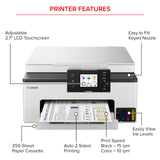 All-in-One Wireless Supertank [Megatank] Printer | Print, Copy and Scan| Mobile Printing |2.7" LCD Color Touchscreen | Auto Duplex Printing