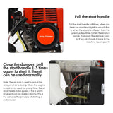 5 in 1 Gas Weed Eater, 52CC 2-Cycle Weed Eater Gas Powered, Gas Weed Wacker, 9500rpm Strong Power