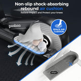 pooboo Elliptical Machine, Elliptical Exercise Machine with16-Level Resistance & Hyper-Quiet Magnetic Driving System, Elliptical Machine for Home with LCD Monitor&15.5IN Stride, 400LBS Weight Capacity
