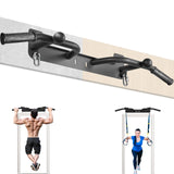 HWOOUSA Wall Mounted Pull Up Bar - Heavy Duty Chin Up Bar, Strength Training, Outdoor Pull-Up Bar for Garage, Joist, Wall Mount - Multifunctional Fitness Bar,Supports up to 600 Lbs HWOOUSA