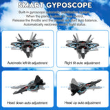 RC Plane Remote Control Airplane Toy 2025 New Remote Control Plane Fighter Jet 2-Way Remote Control Methods (Normal+Watch), 360° Flip Fighter Jet Toy, Gravity Sensing, Stunt Roll, Gifts for Kids Boys