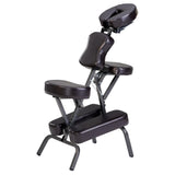 Master Massage Bedford Portable Light Weight Massage Chair, Burgundy, with Carry Case