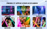 MINGJIE 120W Moving Head Beam Light, DMX512 Stage Lighting