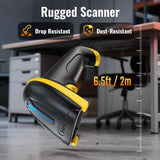 Tera Barcode Scanner with Battery Indicator: 1D Wireless, 5100 Yellow