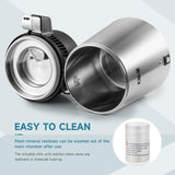 4L Brushed Stainless Steel Countertop Distiller Machine, Home Distilled Water Maker with Glass Pot, Purifier to Make Clean Water CO-Z