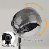 Hooded Hair Dryer, Standing Hair Dryer on Wheels, Sit Under Dryer with 3 Temperature Settings, for Salon, Spa or at Home Use Black