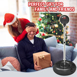 Punching Bag with Stand for Adults and Teens, Height Adjustable, Speed Bags for Boxing with Hand Pump and 4 Elastic Cords, Boxing Punching Bag for Training, Stress Relief and Fitness digi