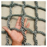 Kids Cargo Climbing Net - 1x9m Outdoor Safety Netting for Playgrounds, Swing Sets, Rock Structures - Durable 6mm Rope Ladder for Safe Climbing & Play