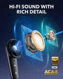 Noise Cancelling Wireless Earbuds, 7-Sensor and Real-Time Adaptive Noise Cancelling, 2× Faster Charging Soundcore