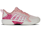 K-Swiss Women's Pickleball Supreme Shoe, Cloud Dancer/Raspberry Sorbet, 10 M