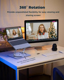 Aoviho 360° Rotating Laptop Stand for Desk | Adjustable, Foldable, Portable Aluminum Ergonomic Riser