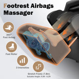 Massage Chair Full Body, Zero Gravity SL-Track Shiatsu Massage Recliner Chair with Body Scan, Airbags (U1-Black) Culanta