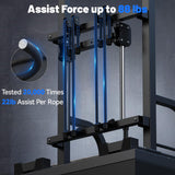 SPORTSROYALS Power Tower Pull Up Bar Station, 450LBS Stable Pull Up Dip Station for Home Gym Strength Training Equipment | FED Fitness
