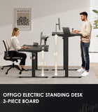 OffiGo 71 Inch Executive Electric Standing Desk Height Adjustable, Black
