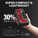 LOKITHOR JP400 Jump Starter with Air Compressor, 2500A 12V Portable Car Battery Booster Pack (8.5L Gas/6.5L Diesel) with ConnectMax Tech, 150PSI Tire Inflator, Auto-Shutoff & Dynamic Dwell (Red)