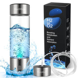 Hydrogen Water Bottle & Hydrogen Water Tablets Alternative – 2800ppb SPE/PEM Tech, 3-Min Electrolysis, Inhalable H2 for Home, Office, Fitness & Daily Hydration
