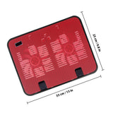 Inch Laptop Cooling Pad, 5v Dual Fan USB Notebook Cooler Stand