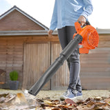 BYGOVICE Handheld Gas Leaf Blower - Gas Blowers for Lawn Care, 26 cc 2-Cycle Engine